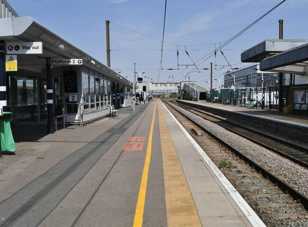 There will be disruption at Peterborough Station as a result of the line closures
