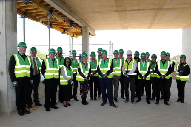 The ceremony was attended by the board and project team members from the hospital along with the management team from construction firm GRAHAM.