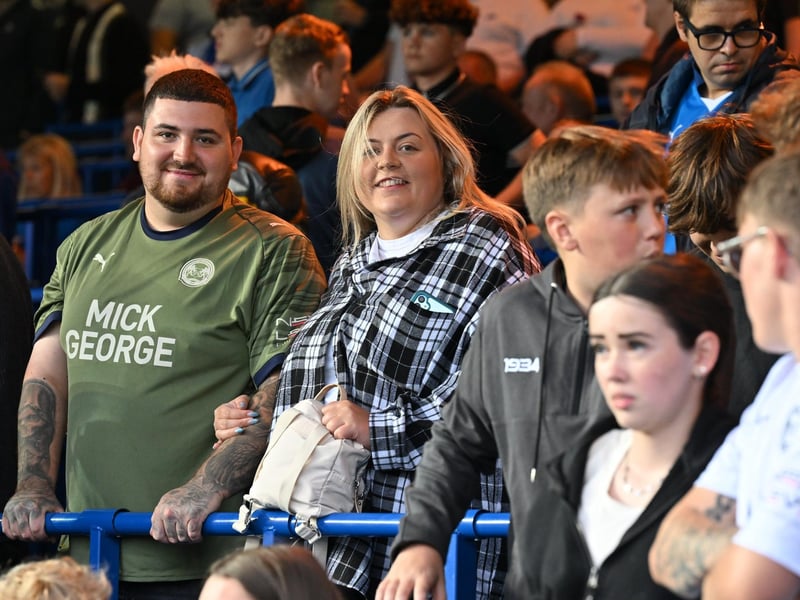 Posh v Barnsley fans gallery
