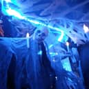 No expense is spared to evoke a spooky vibe for visitors