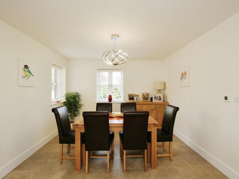 The dining room
