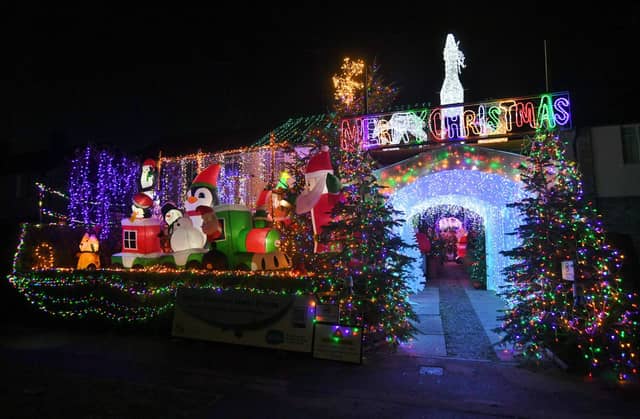 Dave Wooldridge's wonderful display will raise money for Sue Ryder Thorpe Hall Hospice.