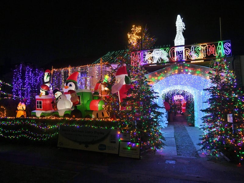 Dave Wooldridge's wonderful display will raise money for Sue Ryder Thorpe Hall Hospice.