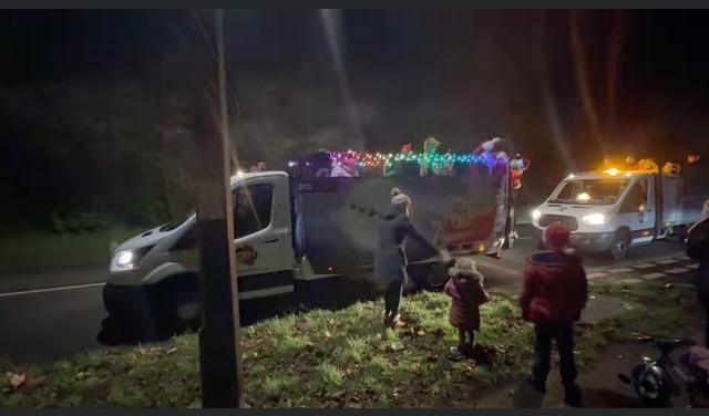 Hundreds of children saw Santa visit the Ortons