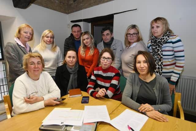 Since April last year, Peterborough Cathedral has been working with Citizens UK to welcome and help integrate Ukrainian people into the community. The cathedral has welcomed a Ukrainian family to live in accommodation in its precincts, and Jurgita Bilinskiene - Peterborough Cathedral’s Ukraine networking project coordinator - has been hosting meetings in the precincts to support families since September last year.