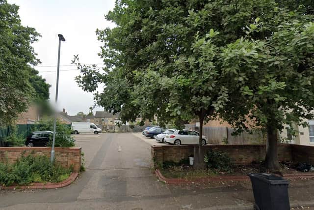 The Gladstone Street car park.