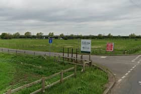 The junction between The Droveway and Northey Road outside Peterborough