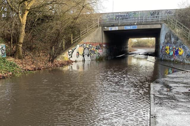 Flooded underpasses have become a common site in Peterborough over the past few weeks and months
