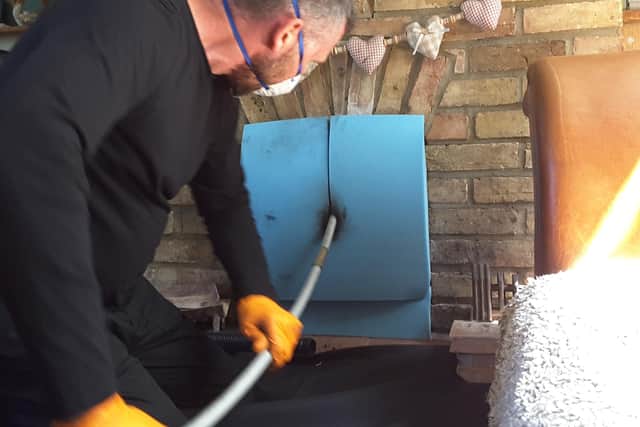 According to chimney sweep Graham Flood, more people are likely to make use of their fireplaces this winter.