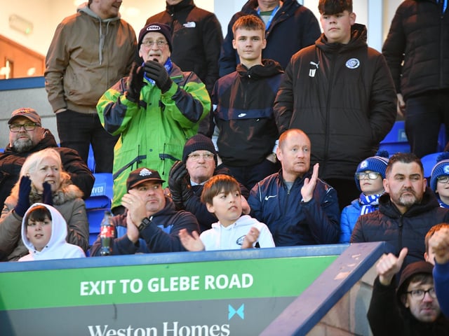 Posh v Port Vale fans gallery