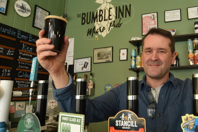 Tom Beran, licensee of the Bumble Inn, Westgate: "Minimalist in style, it has five handpumps dispensing quality ales from far and wide, so expect the unusual from regional and national brewers."