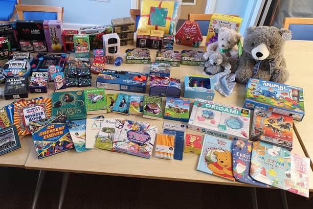 Some of the toys donated to the appeal