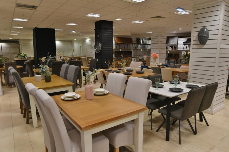 Inside the new Furniture Warehouse in Westgate, Peterborough