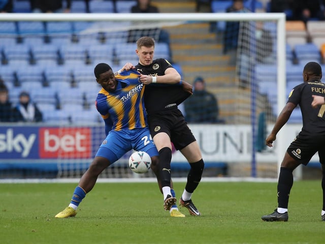 Change 2. We're not convinced there is a reliable central defensive partnership within the four centre-backs at the club. Shrewsbury are a physical side so we're going with our most powerful defenders for this game. That means Knight on the right hand side of a back three, while hoping he can link up effectively with Joe Ward.
