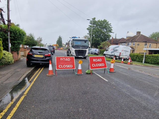 A section of Lincoln Road has been closed.