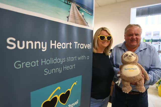 Co-founders of Sunny Heart Travel -  Steve Bentzen and Jemma Sharman