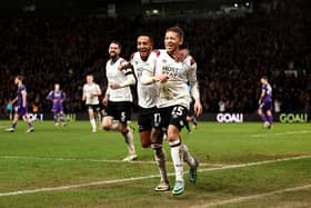 Dwight Gayle has three goals in three games for Derby County (Photo by Naomi Baker/Getty Images).