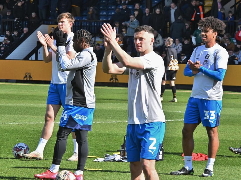 There isn't a lot between right-backs Carl Johnston and James Dornelly, but the more secure defender will be needed against the League One title favourites.