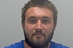 Jordan Affleck, 26, of no fixed abode in Peterborough, pleaded guilty to two counts of stalking involving serious alarm or distress and two counts of harassment . He was jailed for two years and three months
