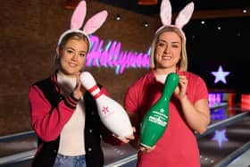 Hollywood Bowl Group team members ready  for the Macmillan charity initiative this Easter