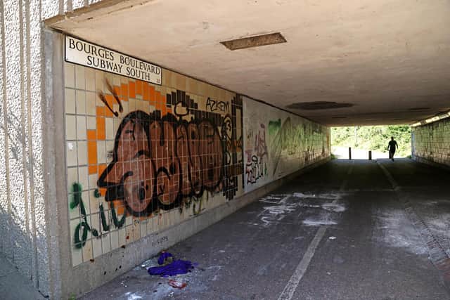 The underpass between Bourges Boulevard and Westfield Road. Photo: Paul Marriott.