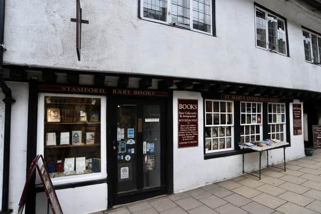 The shop has a history of selling rare books.