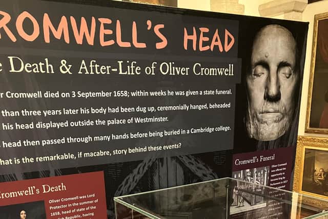 One view of the Cromwell Museum exhibit