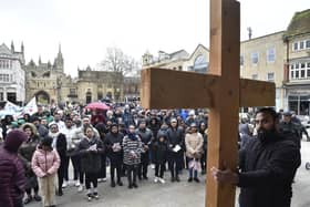 The Walk of Witness at Cathedral Square.