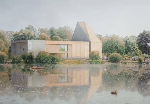 The proposed Lakeside Activity Centre at Ferry Meadows, Peterborough