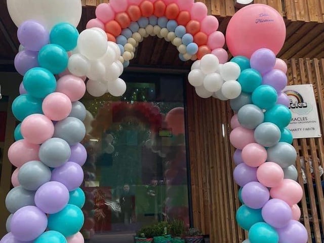 One of the displays created by Gemma Kirk, owner of Queen of LED, of Yaxley, Peterborough