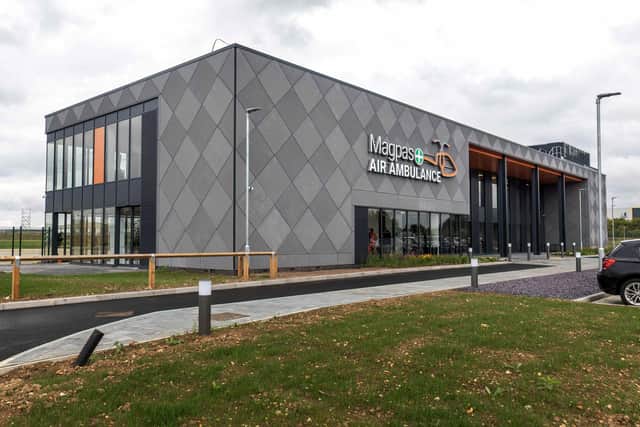 The new Magpas Air Ambulance airbase, headquarters and training centre