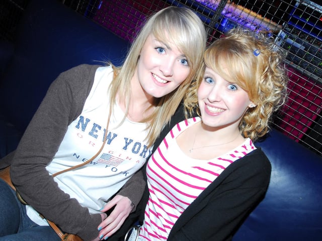 A night out in 2010 at the Met Lounge in Peterborough