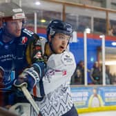 Luc Johnson (right) played well for Phantoms against Sheffield last weekend. Photo: Darrill Stoddart