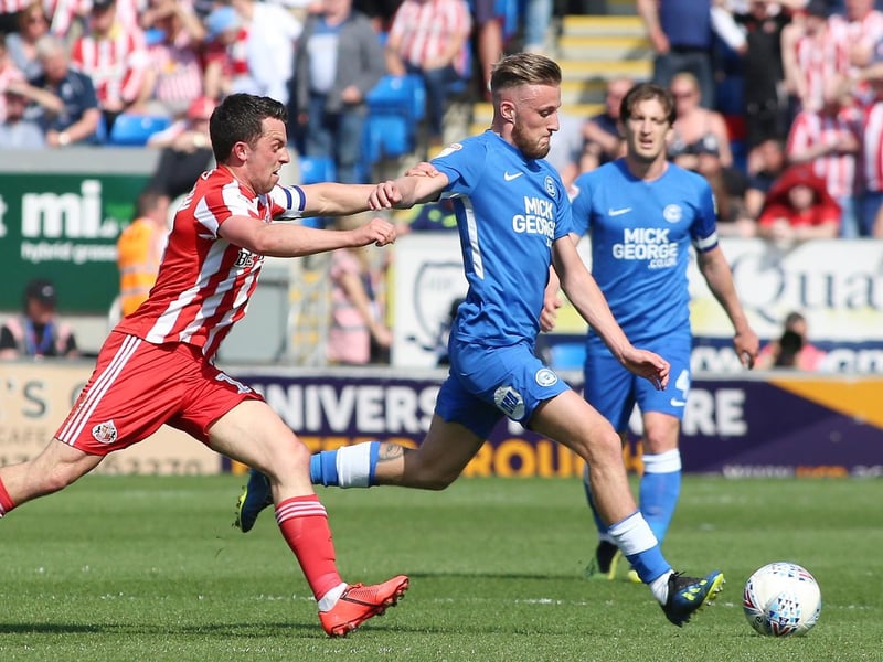 MISS! Signed for an undisclosed fee from Crewe, 2018. A midfielder who faded disappointingly after scoring on his Posh debut. Appearances 42 (26 as sub), goals 5. Now at Chesterfield in the National League.