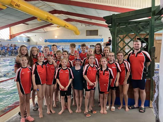 Deepings Swimming Club competitors at Whittlesey.