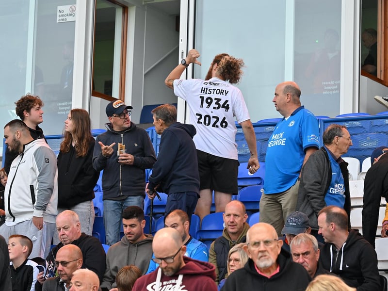 Posh v Barnsley fans gallery