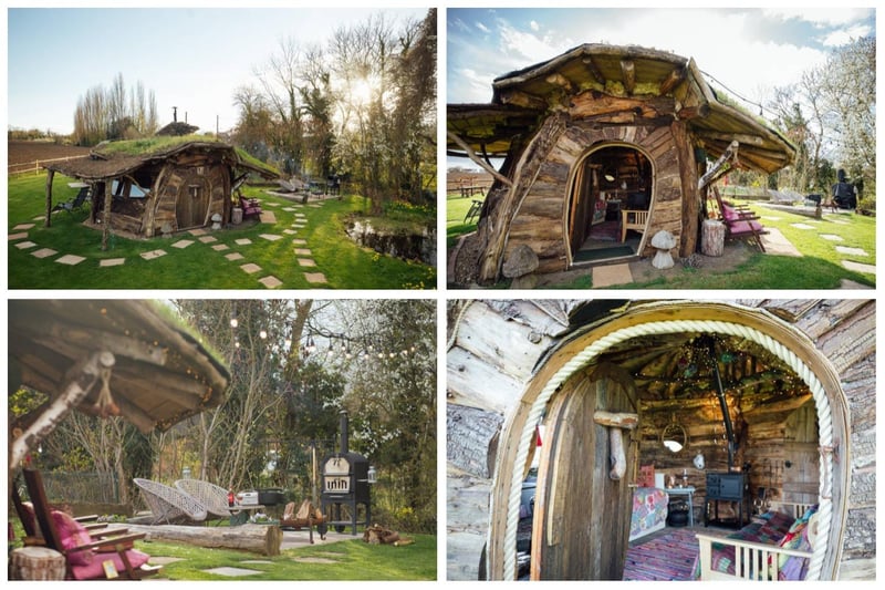 Live the life of a Hobbit in this unique Hobbitty House in Northamptonshire. The house, with its chunky log walls and wonky, grass-covered roof, sits by the pond and the veg garden. This magical retreat is ideal for families - sleeping four, with children welcome. It is not suitable for pets. From £120 per night