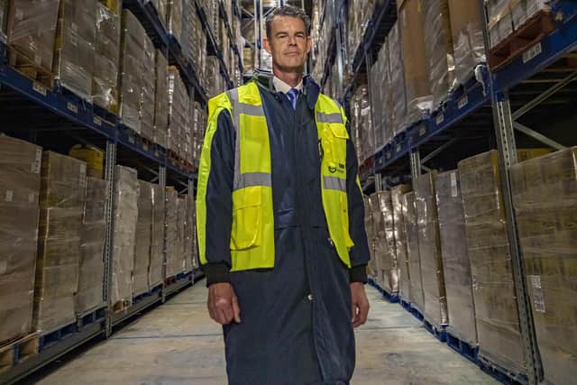 Harld Peters, President for Europe at Lineage, inside the new regional superhub.