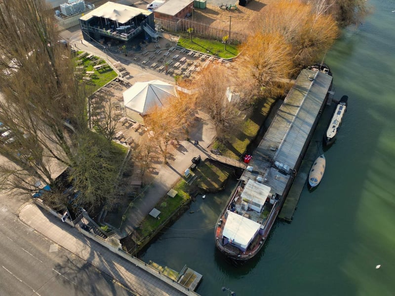 The Charters Bar on the River Nene, Peterborough