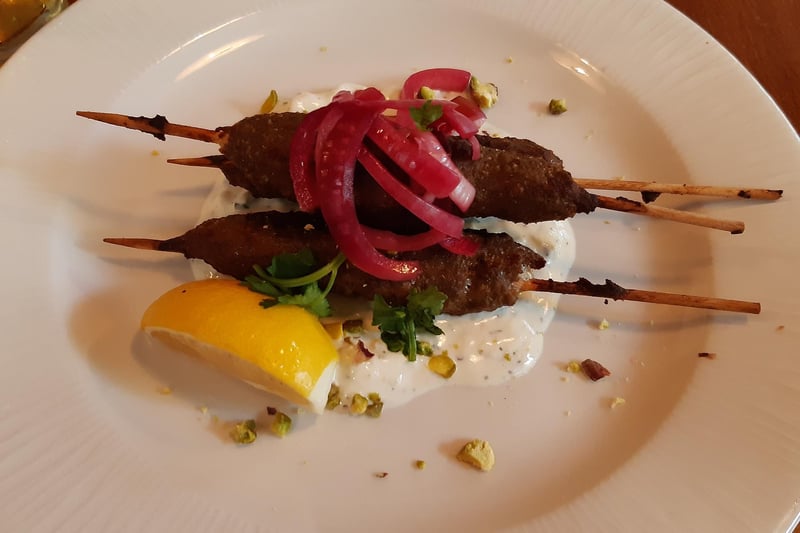 Lamb Kofte  - from the new small plates at Middletons Steakhouse and Grill in Bridge Street, Peterborough