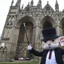 Launch of the Peterborough Monopoly board game at Peterborough Cathedral