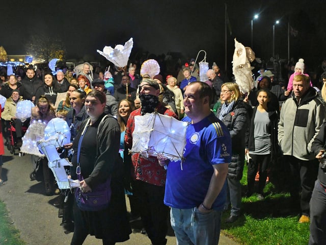 Light Up Eye lantern parade