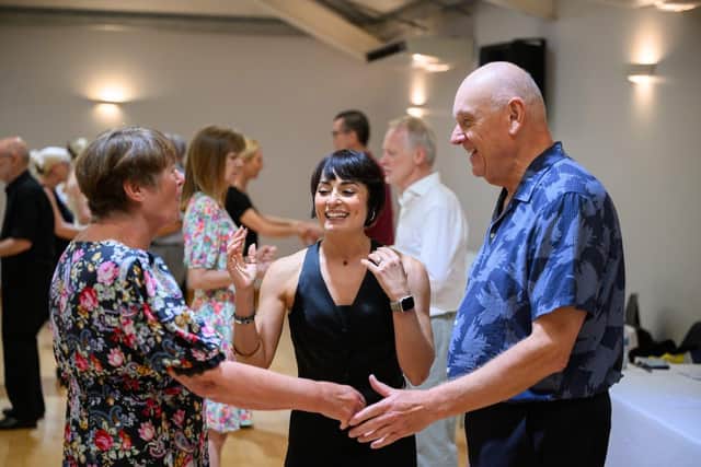 Flavia Cacace dropped in for a workshop at Tu Danse Studios earlier this year. Photos: Andy Gutteridge