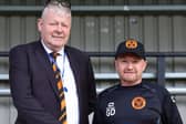New Peterborough Sports boss Graham Drury (right) with club chairman Tim Woodward. Photo Darren Wiles.
