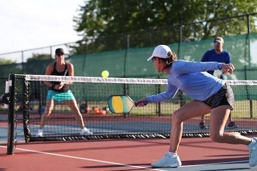 Pickleball is a combination of tennis, badminton and ping pong and is taking off across the pond (image: Adobe).