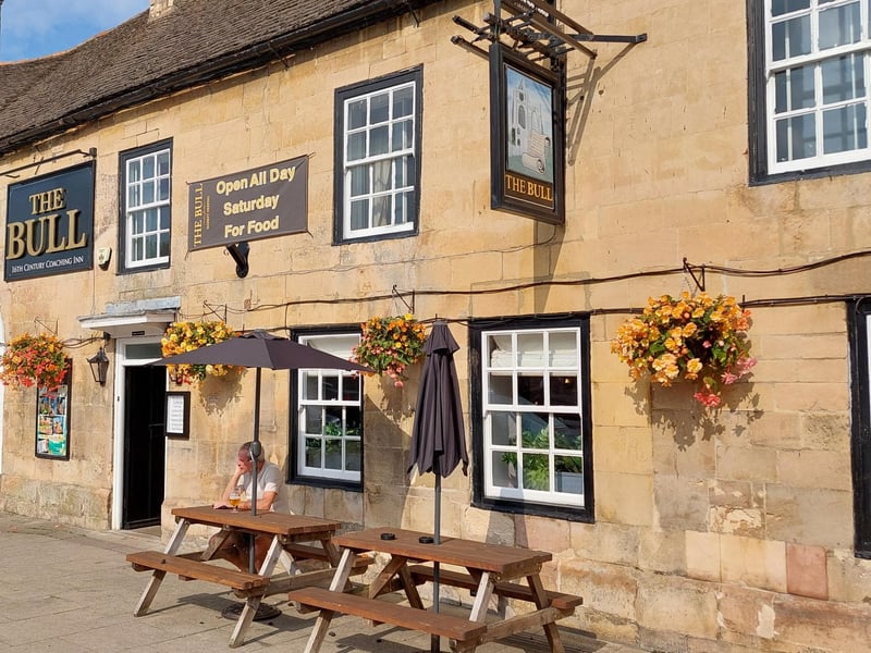 Brad Barnes lunches at The Bull, in Market Deeping
