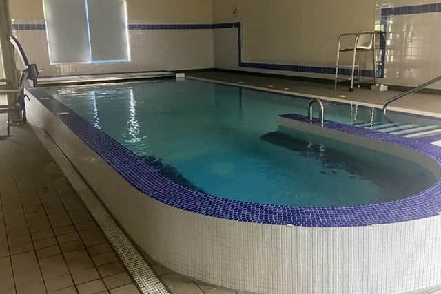The hydrotherapy pool at Lime Academy.