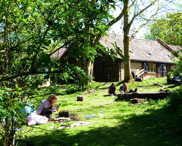 The new work at Railworld Wildlife Haven.