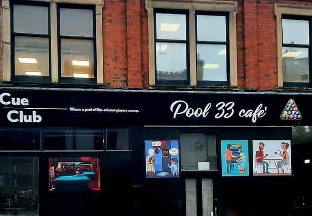 The Cue Club on Cowgate.