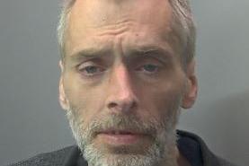 Mitchell Blackwell stole a number of items in a burglary. Blackwell (43), of no fixed address, was jailed for 876 days after admitting burglary including theft of a handbag and possession of cannabis.